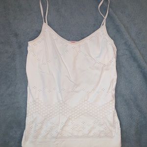 White Stretch Tank